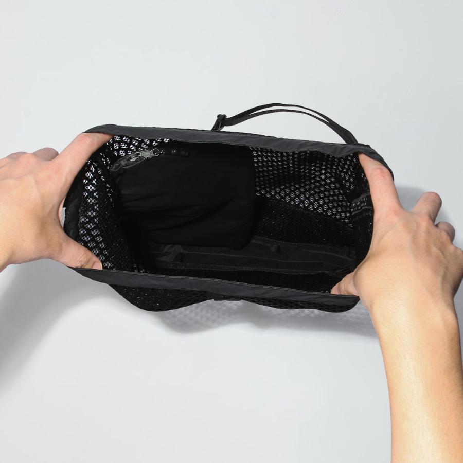 最大46% 9/15限定 スノーピーク ダブルフェイスメッシュ ショルダーバッグ メンズ レディース ブランド 撥水 A4 17L Snow Peak Double Face Mesh AC-25SU408BK | snow peak | 06
