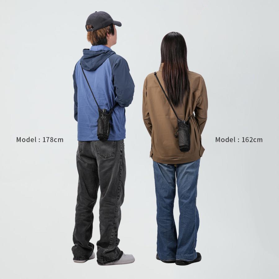 最大45% 9/17限定 スノーピーク ダブルフェイスメッシュ ペットボトルホルダー ショルダー 撥水 Snow Peak Double Face Mesh AC-25SU409BK | snow peak | 03