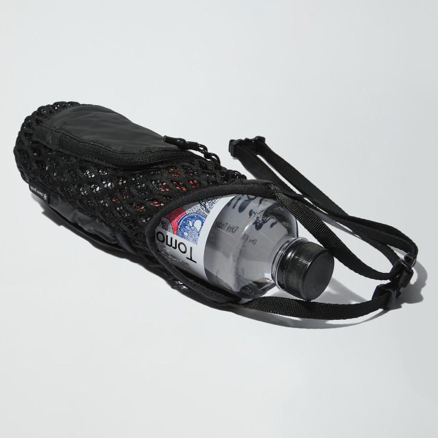 最大45% 9/17限定 スノーピーク ダブルフェイスメッシュ ペットボトルホルダー ショルダー 撥水 Snow Peak Double Face Mesh AC-25SU409BK | snow peak | 08
