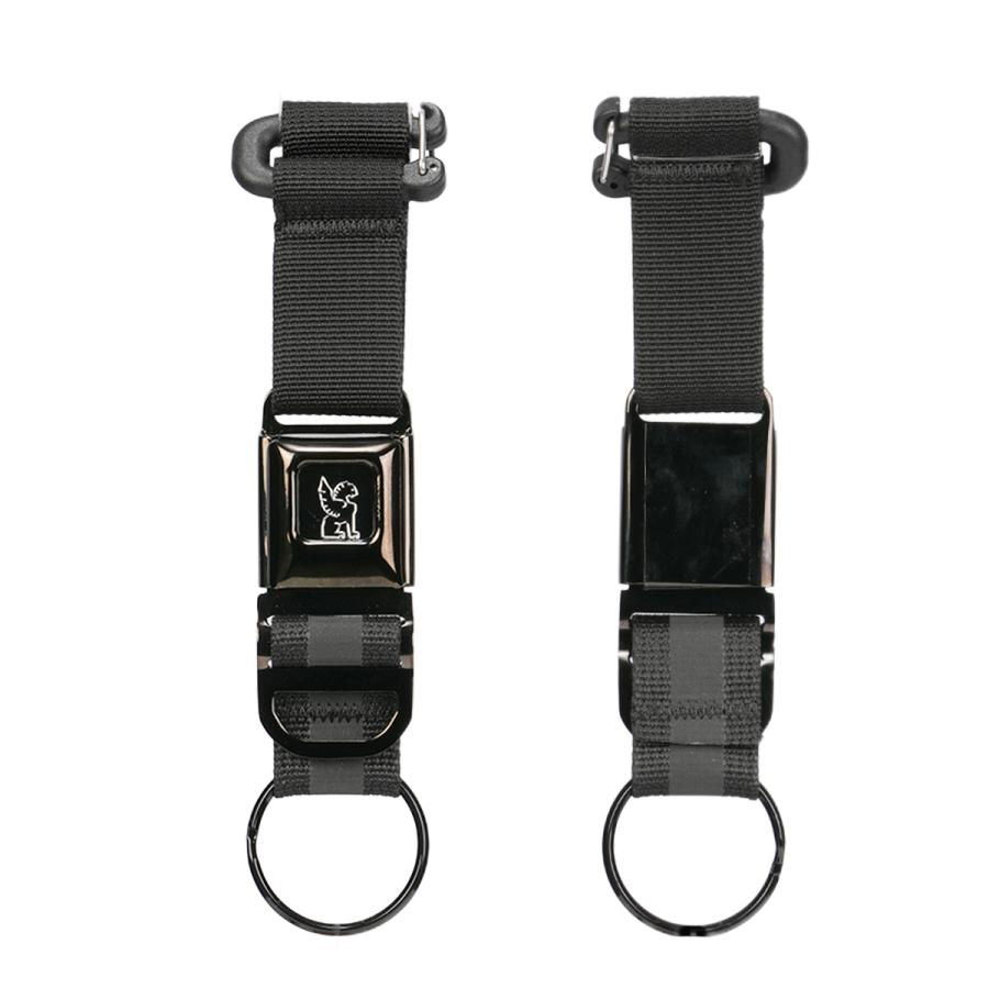 最大42% 7/22限定 クローム インダストリーズ ミニバックル キーチェーン シートベルト ブラッククローム/レインボーマット CHROME INDUSTRIES AC249 | CHROME | 05