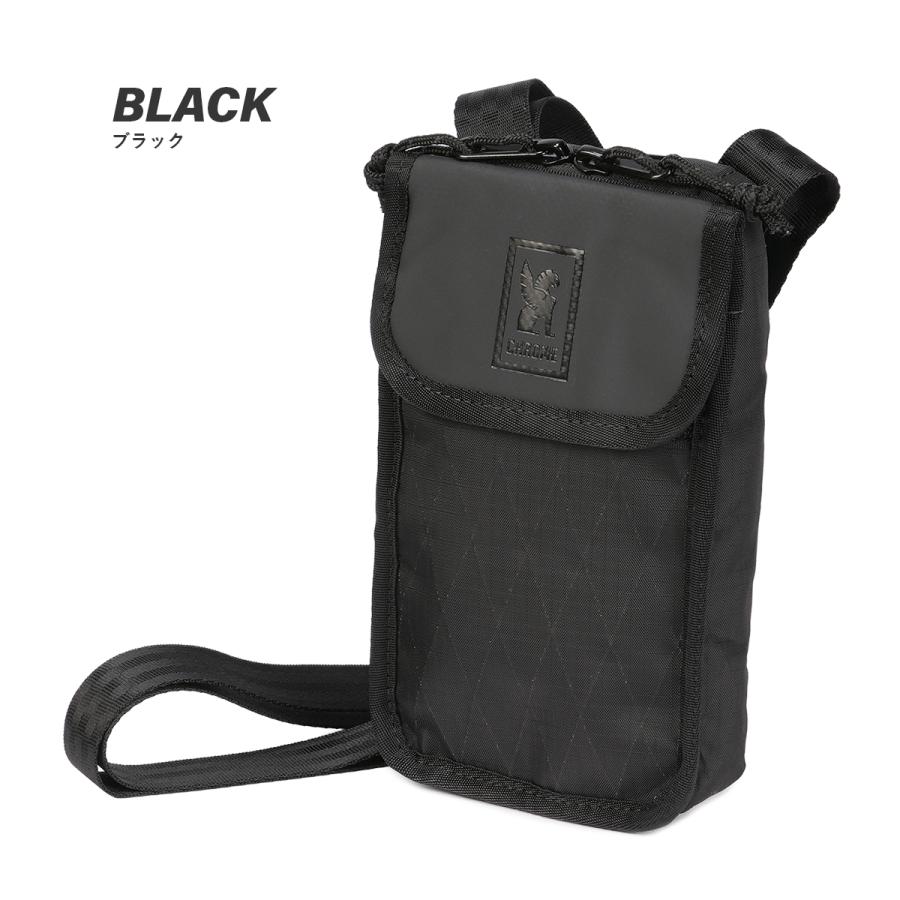 クローム インダストリーズ トラベルテックポーチ ショルダーポーチ 縦型 ブラックX CHROME INDUSTRIES TRAVEL TECH POUCH AC256 | CHROME | 02
