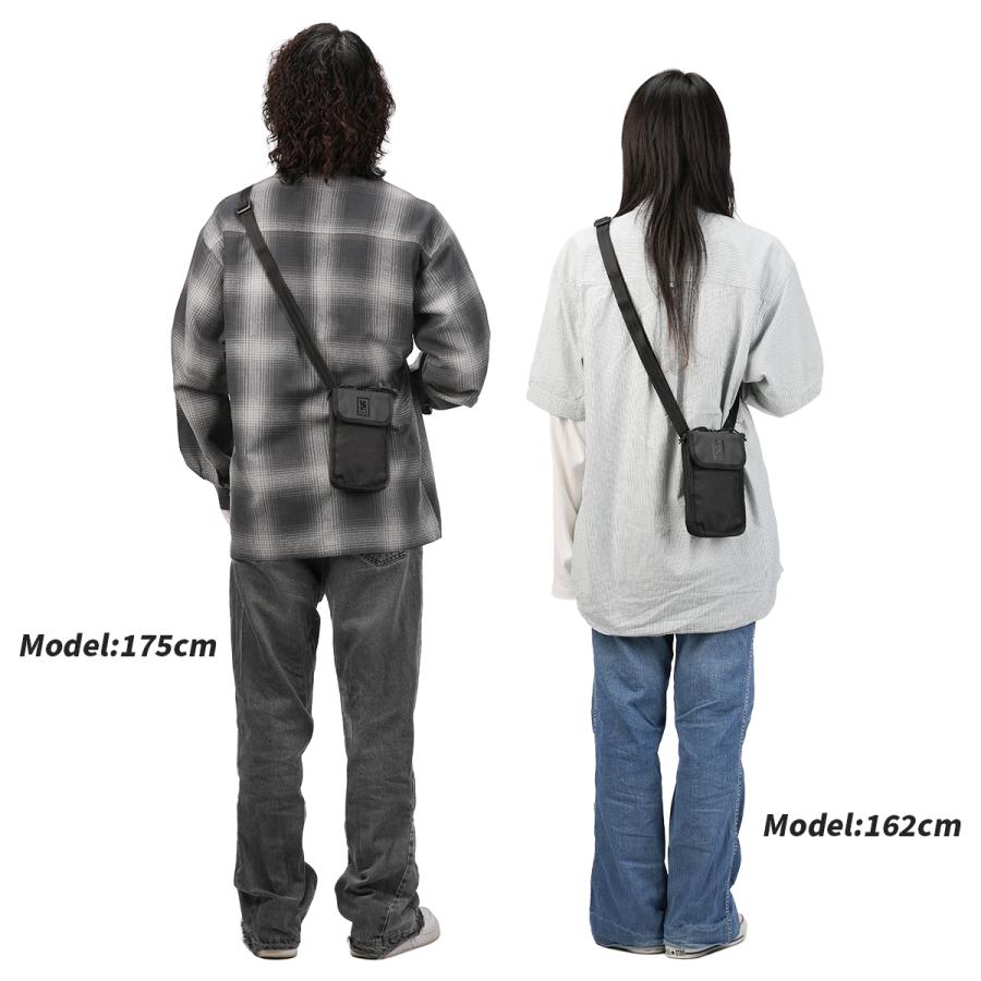 クローム インダストリーズ トラベルテックポーチ ショルダーポーチ 縦型 ブラックX CHROME INDUSTRIES TRAVEL TECH POUCH AC256 | CHROME | 04