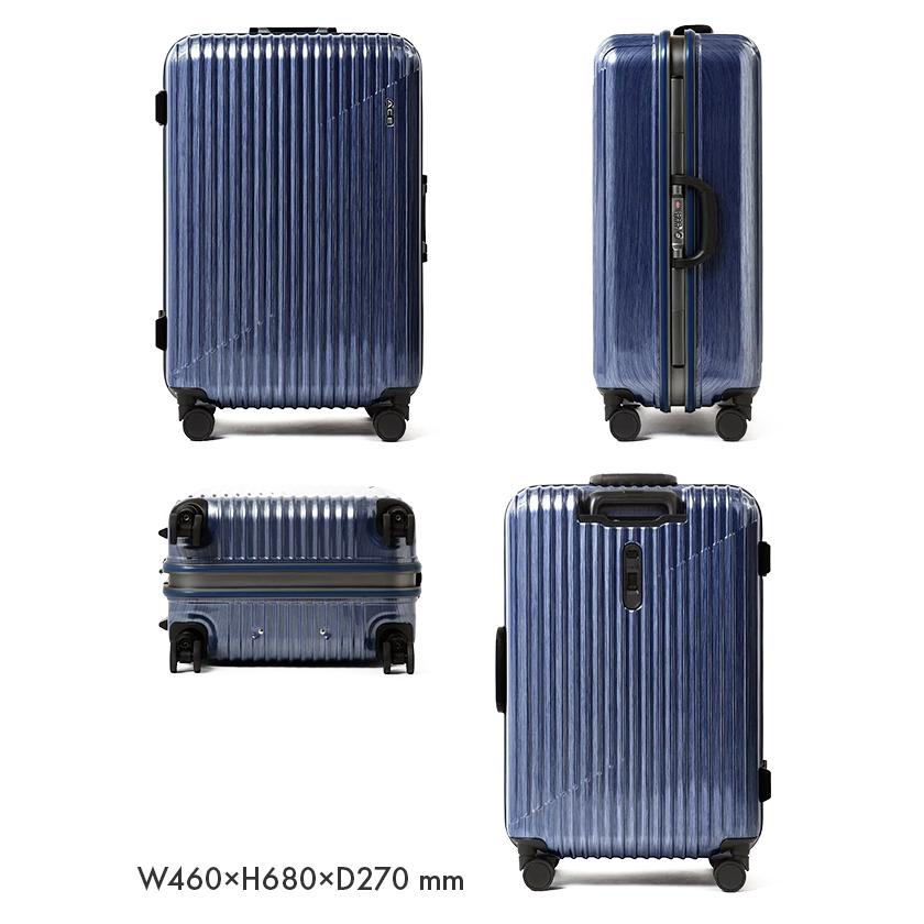 最大51% 3/29限定 エース クレスタ2F スーツケース Mサイズ 58L フレームタイプ ストッパー付き 軽量 ACE 05107 キャリーケース | Ace | 05