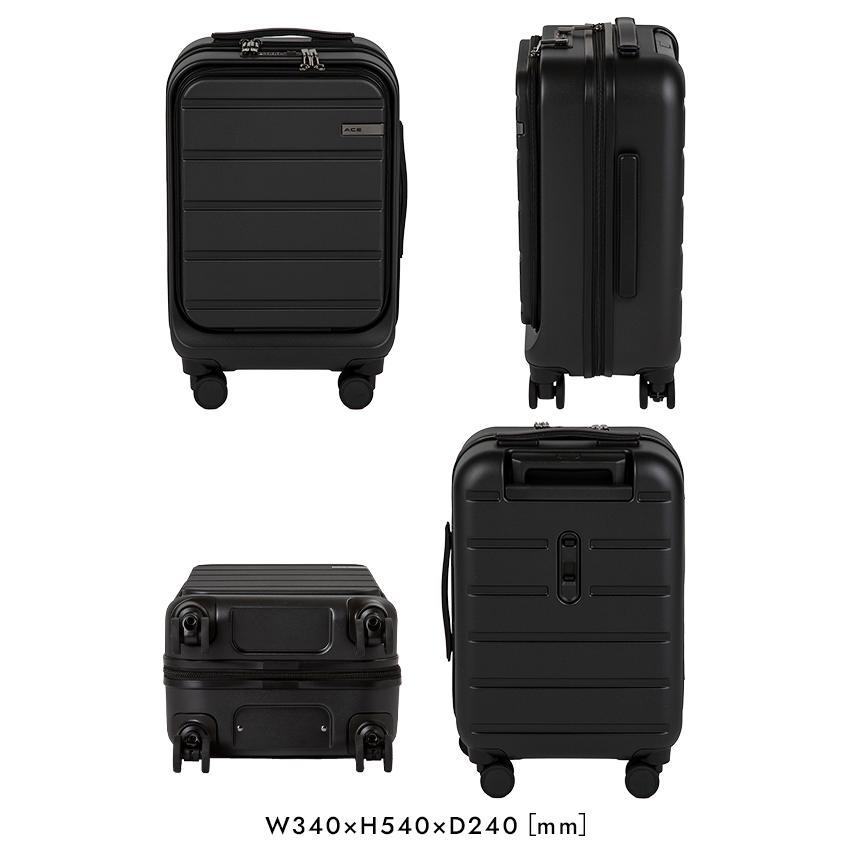 最大50% 3/5限定 エース フレッドボード スーツケース 機内持ち込み Sサイズ SS 29L フロントオープン ストッパー付き ACE 05431 キャリーケース | Ace | 06