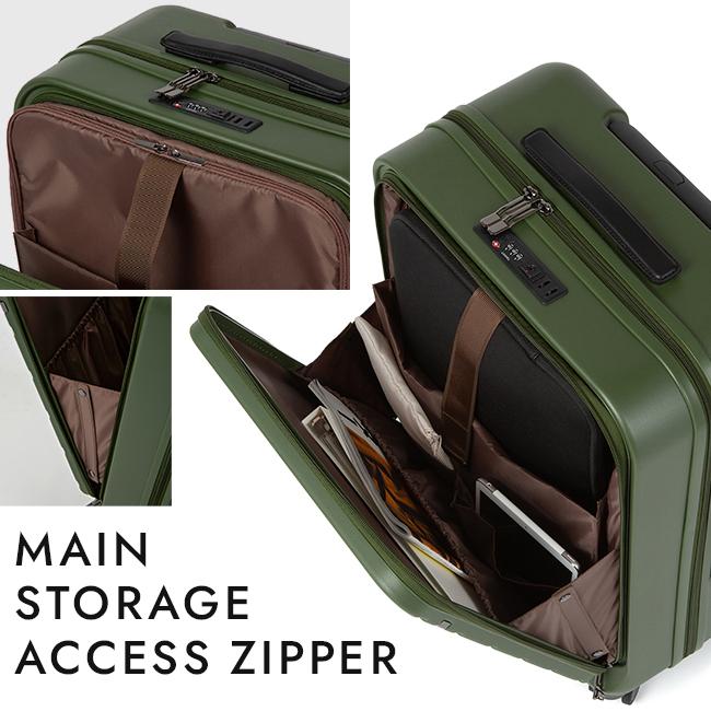 最大51% 2/7限定 エース スーツケース Mサイズ ACE フレットボード キャリーケース 50L 軽量 4輪 双輪キャスター フロントオープン ストッパー 05432 | Ace | 10