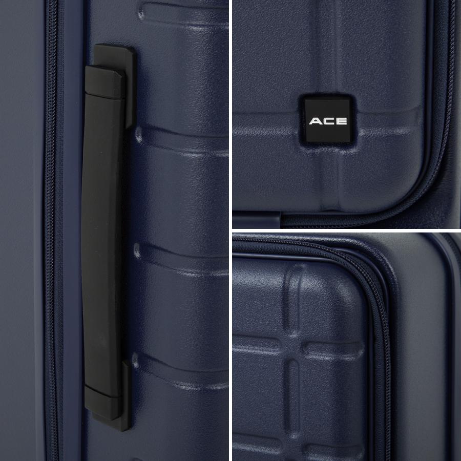 最大51% 1/11限定 エース スーツケース 機内持ち込み Sサイズ SS 34L/40L 軽量 小型 フロントオープン 拡張 静音キャスター エスカレラ ACE Escalera 05651 | Ace | 16