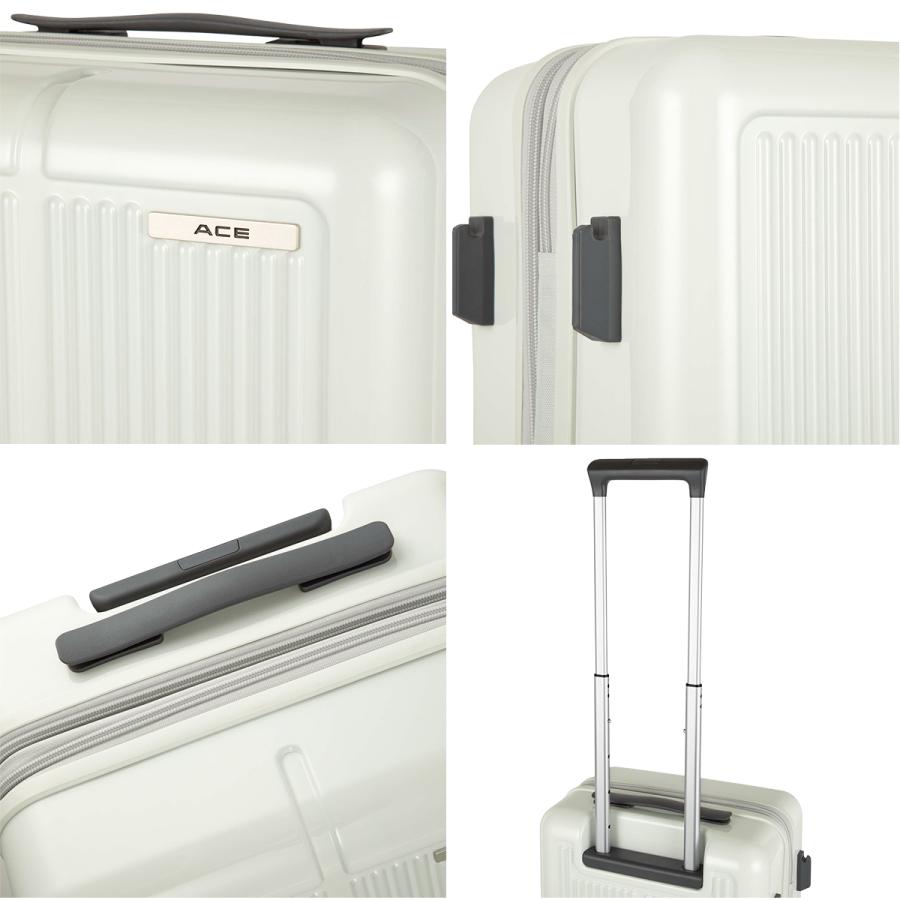 最大50% 3/5限定 エース スーツケース Sサイズ SS 33L/40L 機内持ち込み 拡張機能 ストッパー ファームロード ACE Farm Road ace-05891 キャリーケース | Ace | 14