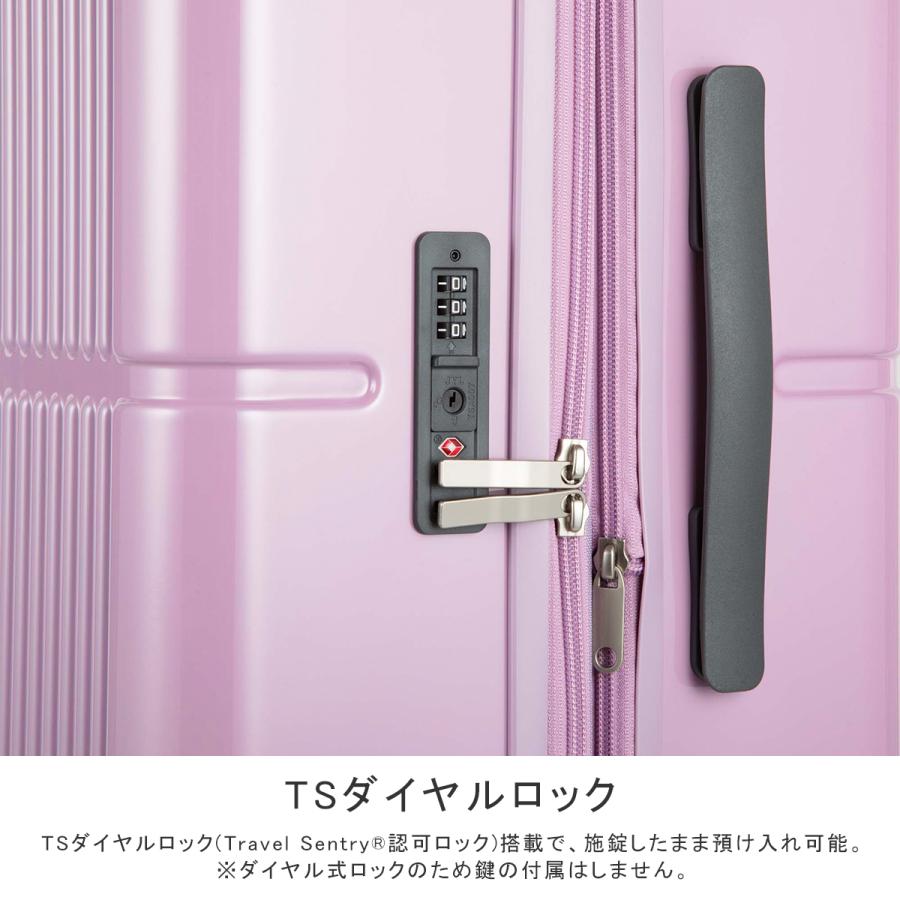 カールラガーフィールドの優しいピンク色キャリーケース　新品同様 Ace（エース） 最大50% 8/5限定 スーツケース Lサイズ LL XL 89L/106L