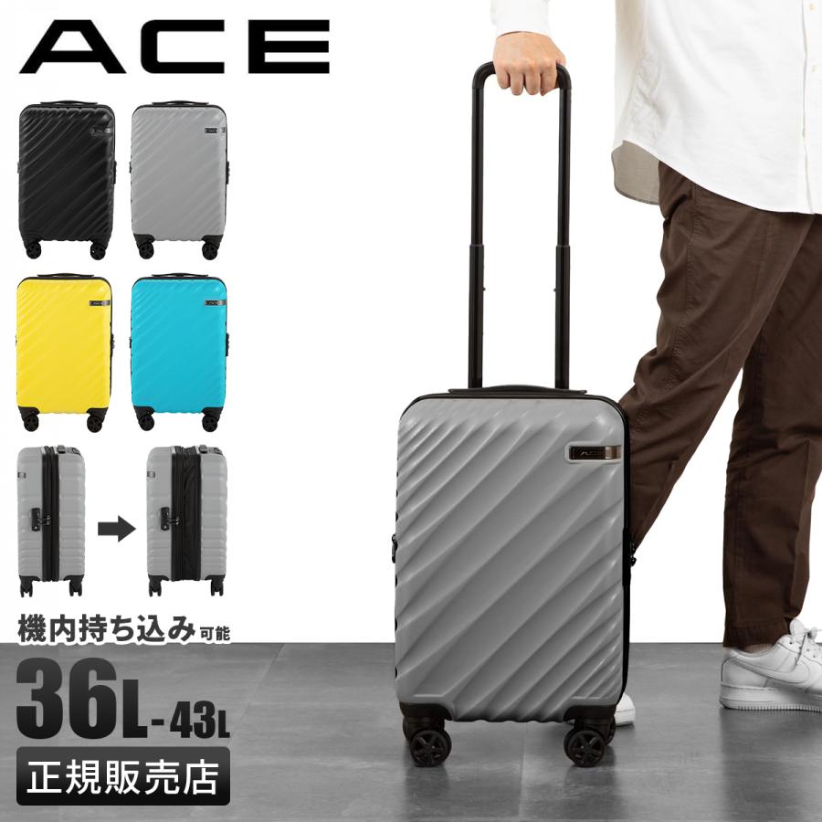 最大42% 9/5限定 エース オーバル2 スーツケース 機内持ち込み Sサイズ SS 36L 43L 拡張機能 軽量 ACE 05911 | Ace | 18
