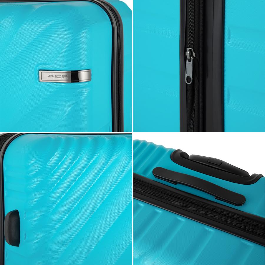 最大50% 4/25限定 エース オーバル2 スーツケース Lサイズ LL 90L 111L 158cm以内 受託無料 拡張機能 軽量 大容量 ACE 05913 | Ace | 14
