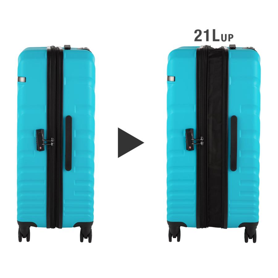 最大50% 3/5限定 エース オーバル2 スーツケース Lサイズ LL 90L 111L 158cm以内 受託無料 拡張機能 軽量 大容量 ACE 05913 | Ace | 08