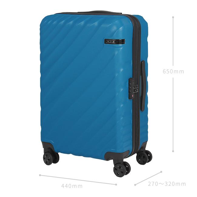 ①[エース] スーツケース キャリーケース キャリーバッグ mサイズ Ace スーツケース キャリーケース Mサイズ ストッパー ダイヤル