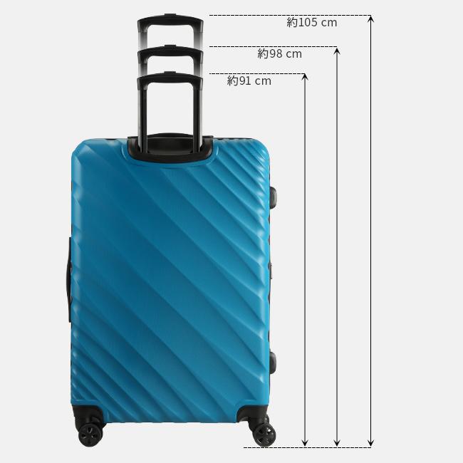 最大50% 1/5限定 エース スーツケース LLサイズ XL ACE オーバル 90L/111L 拡張機能 無料受託手荷物 軽量 大容量 大型 4輪 双輪キャスター 06423 在庫限り | Ace | 22