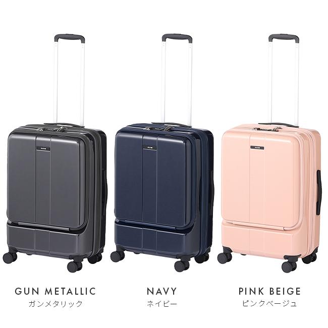 新品 ACE スーツケース 4輪 大容量 141L ネイビー 付属品付き Ace 最大50% 9/25限定 エース スーツケース Mサイズ ACE