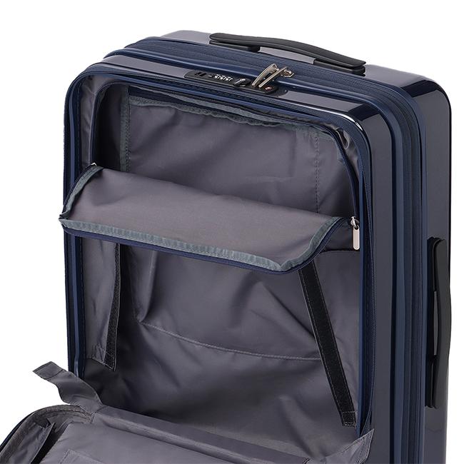 最大51% 1/22限定 限定ブラック エース フォールズ スーツケース Mサイズ 46L 57L 24インチ キャリーケース フロントオープン ストッパー 拡張 ACE 06906 | Ace | 13