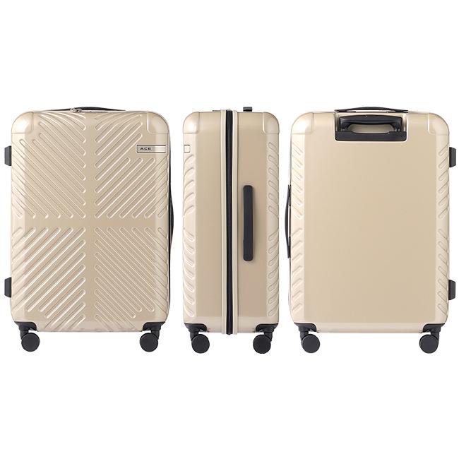 ACE ラディアル　スーツケース 82Ｌベージュ 開封済み未使用 ace. TOKYO LABEL 【セール】ACE エース ラディアル スーツ
