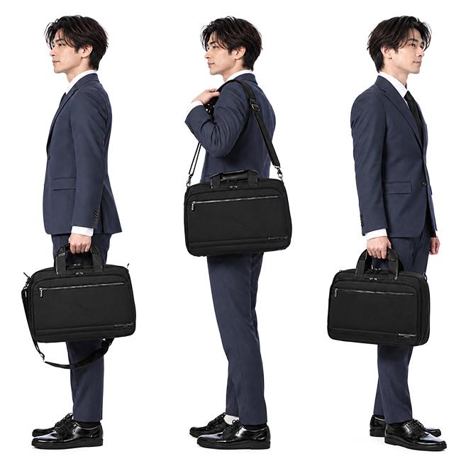 最大49% 10/8限定 エース ビジネスバッグ メンズ 50代 40代 2WAYブリーフケース 通勤 斜めがけ 肩掛け 軽量 薄型 スリム ブランド イグニス2 ace 15862 | Ace | 04