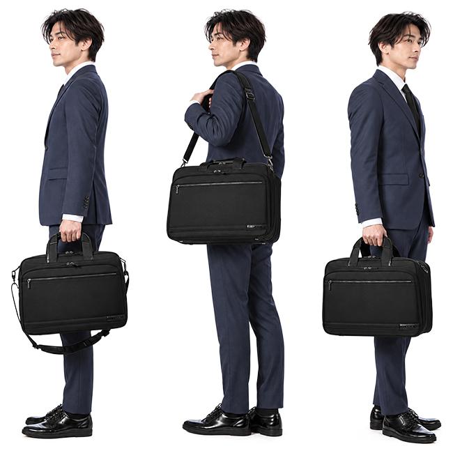 エース ビジネスバッグ メンズ 50代 40代 2WAYブリーフケース 通勤 軽量 拡張 大容量 大きめ 斜めがけ 肩掛け イグニス2 ace 15863 | Ace | 04