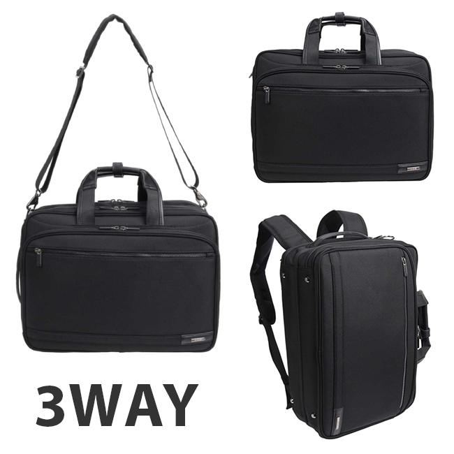 ⭐️美品⭐️Ace. エース 3way ビジネスバッグ　リュック　A4 多機能　黒 Ace（エース） ビジネスバッグ メンズ 50代 40代 3WAY ビジネス