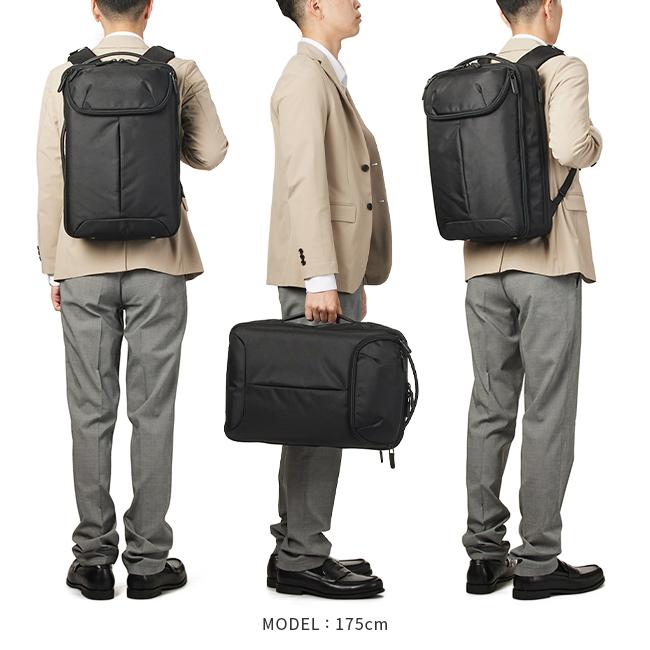 エース ジーン ビジネスリュック メンズ 50代 40代 通勤 大容量 拡張 23L ビジネスバッグ デュアルポーズ ace.GENE 35113 5年保証 | ace. GENE LABEL | 07