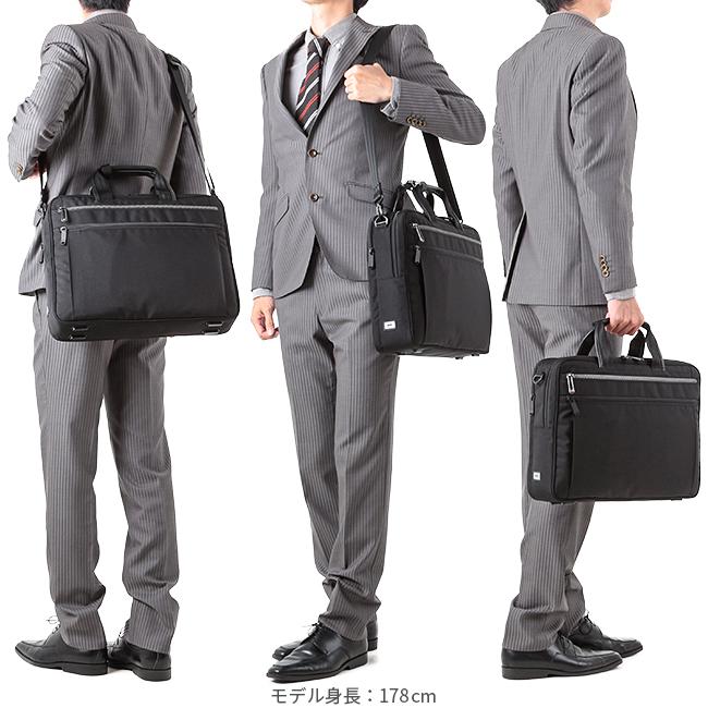 エース ジーン ビジネスバッグ メンズ 50代 40代 2WAY 通勤 軽量 撥水 リテントリー ace.GENE LABEL LITENTRY 55162 5年保証 | ace. GENE LABEL | 04