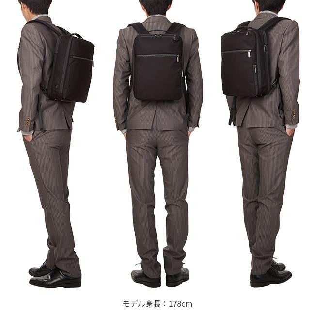 エース ジーン ビジネスリュック メンズ 50代 40代 通勤 軽量 薄型 スリム 9L ガジェタブルCB ace.GENE LABEL 62361 5年保証 |  | 07