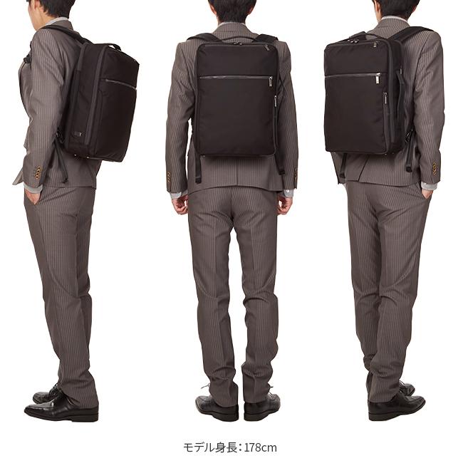 エース ジーン ビジネスリュック メンズ 50代 40代 通勤 軽量 薄型 スリム 15L ガジェタブルCB ace.GENE LABEL 62363 5年保証 |  | 07