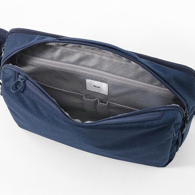最大50% 4/25限定 エース ジーン ハンスリーSD ボディバッグ ワンショルダーバッグ メンズ 横型 大容量 A4 ACE GENE 62882 5年保証 | ace. GENE LABEL | 14