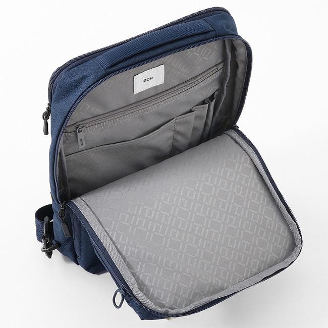 エース ジーン ハンスリーSD ボディバッグ ワンショルダーバッグ メンズ 大容量 A4 ACE GENE 62884 5年保証 | ace. GENE LABEL | 13