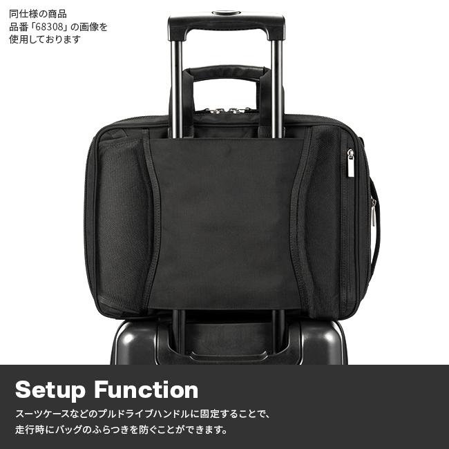 エース ジーン ビジネスバッグ メンズ ブランド 50代 40代 大容量 拡張 3WAYブリーフケース 21L/27L ace.GENE EVL-4.0 68309 5年保証 | ace. GENE LABEL | 15