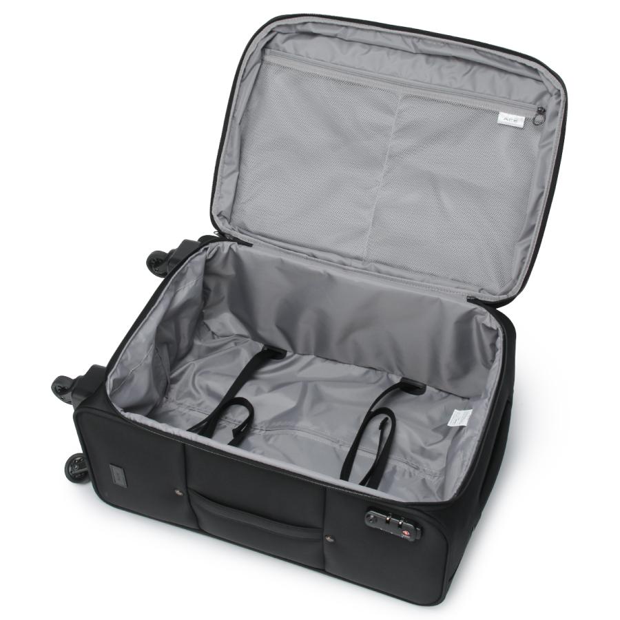 最大51% 1/18限定 エース アルザス TR スーツケース ソフトキャリーケース Mサイズ 60L/67L 拡張機能 ストッパー ACE 6842200 キャリーケース キャリーバッグ | Ace | 10