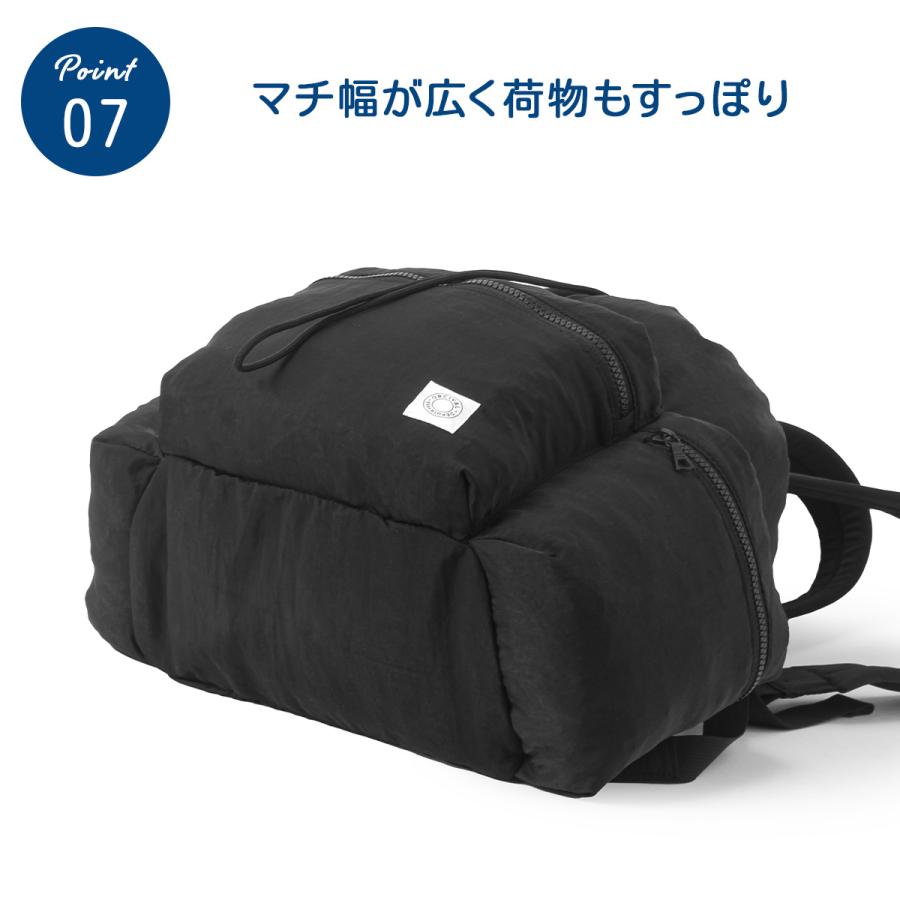最大51% 9/15限定 オーシバル リュック レディース ブランド 大容量 軽量 通学 通勤 旅行 黒 大きめ A4 ORCIVAL RECYCLING NYLON TWILL #OR-H0324 | ORCIVAL | 14