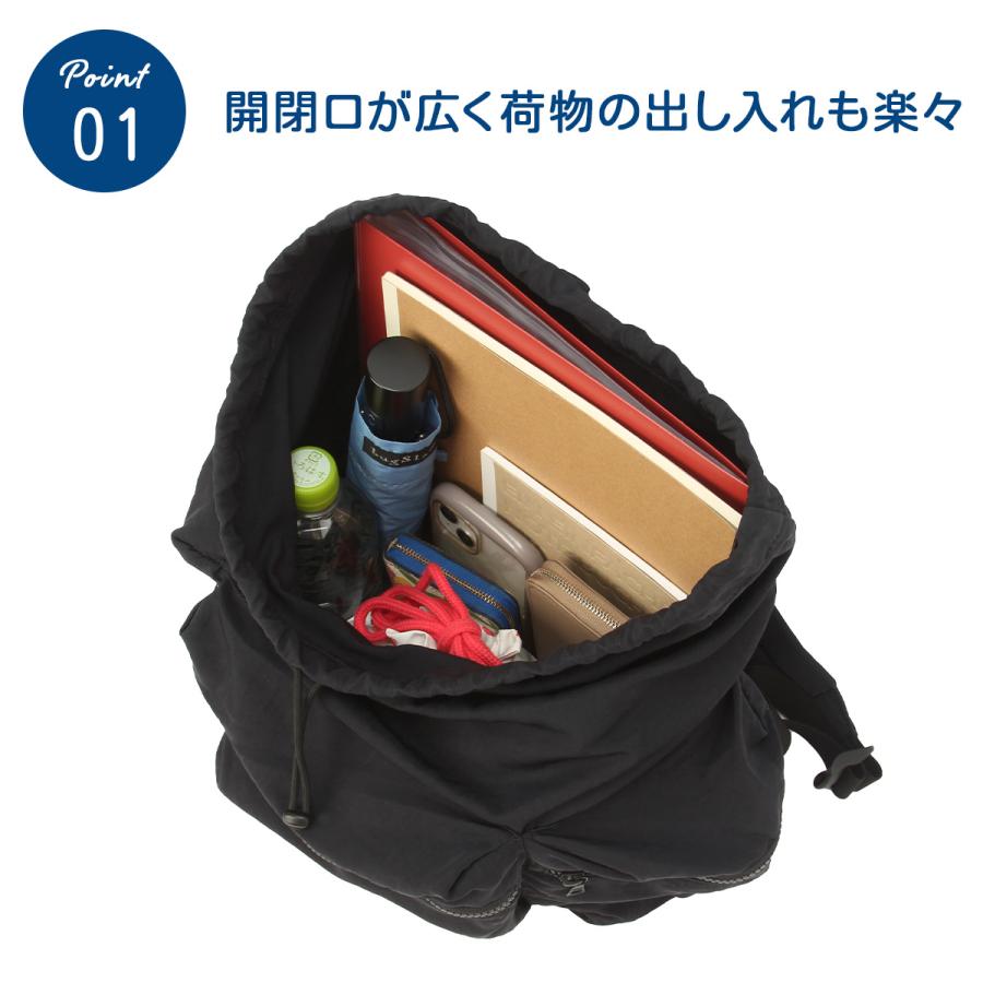 最大51% 9/15限定 オーシバル リュック レディース ブランド 大容量 軽量 通学 通勤 旅行 黒 大きめ A4 ORCIVAL RECYCLING NYLON TWILL #OR-H0324 | ORCIVAL | 08