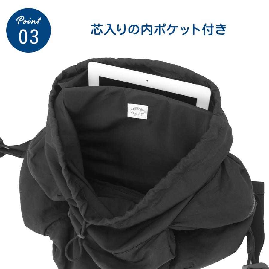 最大51% 9/15限定 オーシバル リュック レディース ブランド 大容量 軽量 通学 通勤 旅行 黒 大きめ A4 ORCIVAL RECYCLING NYLON TWILL #OR-H0324 | ORCIVAL | 10