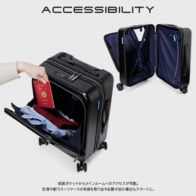 ⭐️おまけ付き⭐️スーツケース　機内持ち込み　38L　シルバー　フロントオープン スーツケース 機内持ち込み 38L Sサイズ SS フロントオープン