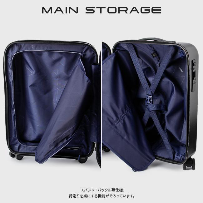 最大51% 5/3限定 スーツケース 機内持ち込み 38L Sサイズ SS トップオープン フロントオープン ストッパー付き 軽量 静音 DBCラゲージ HIRODBC ADIM-TO_13