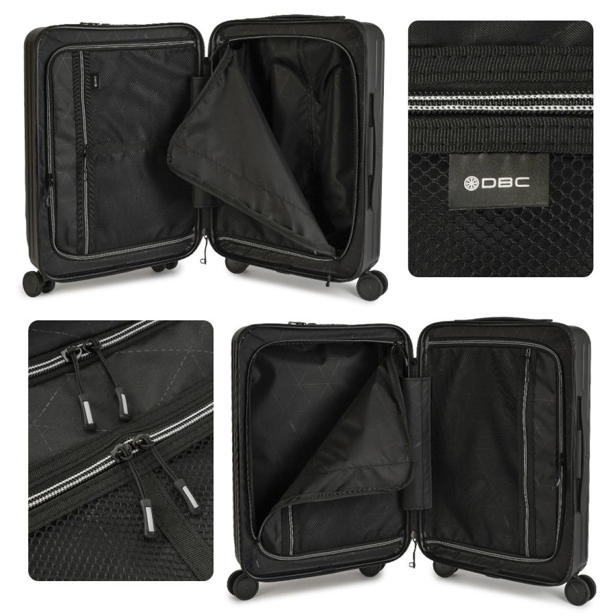 最大50% 3/25限定 ディミトラ スーツケース 機内持ち込み Sサイズ SS 40L 軽量 小型 フロントオープン 静音キャスター 4輪 双輪 グラシエ Dimitra ADL-E20 | ブランド登録なし | 13