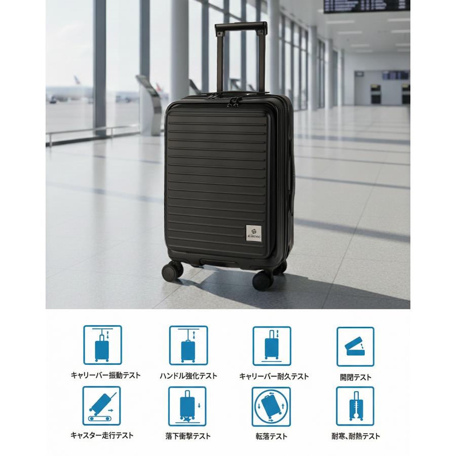 最大44% 3/1まで ディミトラ スーツケース 機内持ち込み Sサイズ SS 40L 軽量 小型 フロントオープン 静音キャスター 4輪 双輪 グラシエ Dimitra ADL-E20 | ブランド登録なし | 03