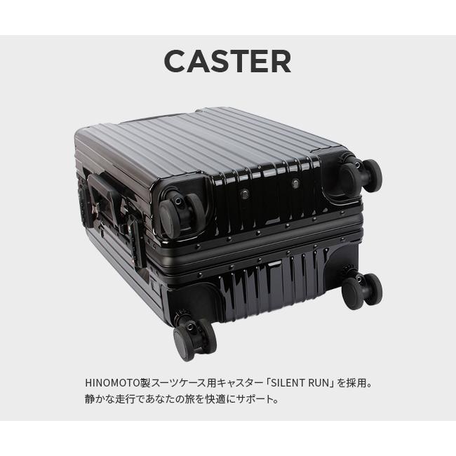 最大42% 5/3限定 スーツケース 機内持ち込み Sサイズ SS 33L 軽量 丈夫 アルミフレーム シルバー DBCラゲージ HIRODBC ADL-G18_19