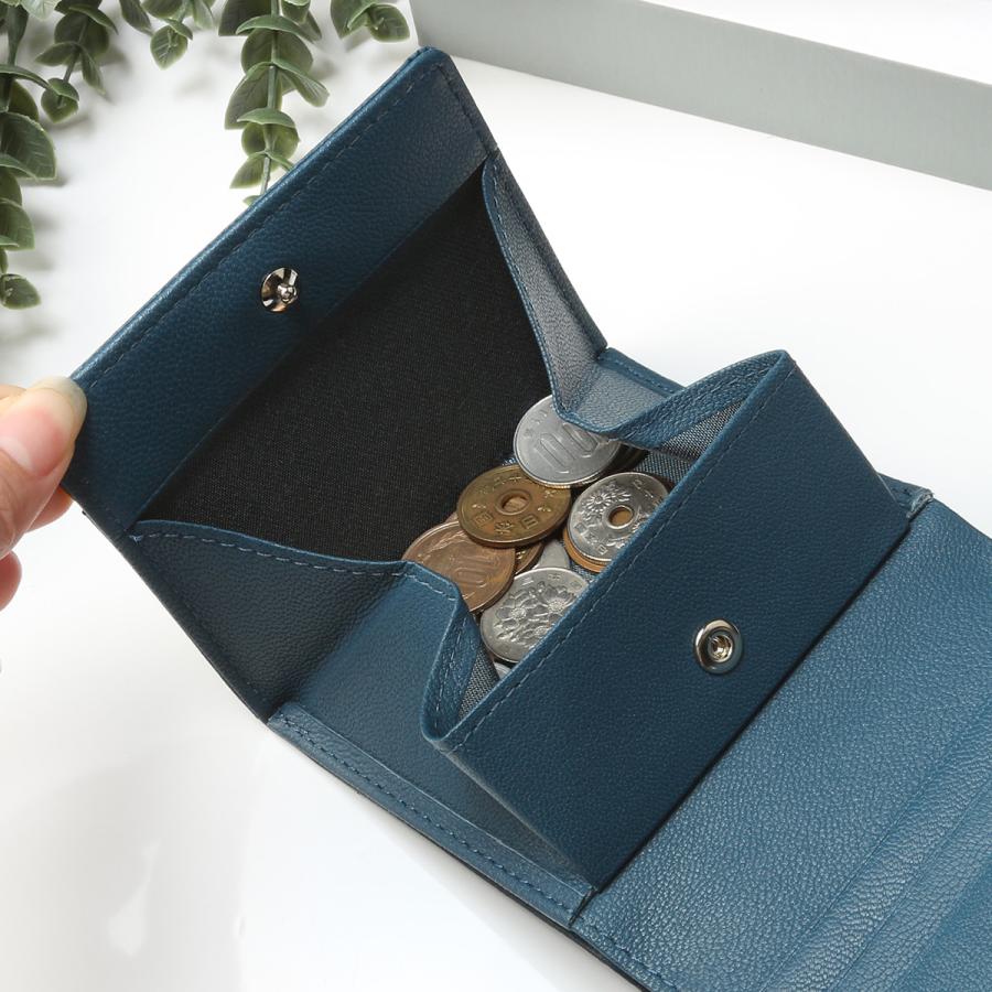 最大42% 3/8限定 エアリスト 二つ折り財布 ミニ財布 レディース ブランド レザー 本革 山羊革 軽量 ピンドット柄 コンパクト ピリカ airlist PIRIKA 24474 | airlist | 12