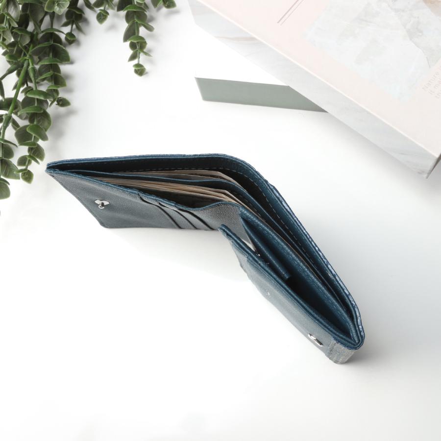 最大42% 3/8限定 エアリスト 二つ折り財布 ミニ財布 レディース ブランド レザー 本革 山羊革 軽量 ピンドット柄 コンパクト ピリカ airlist PIRIKA 24474 | airlist | 13