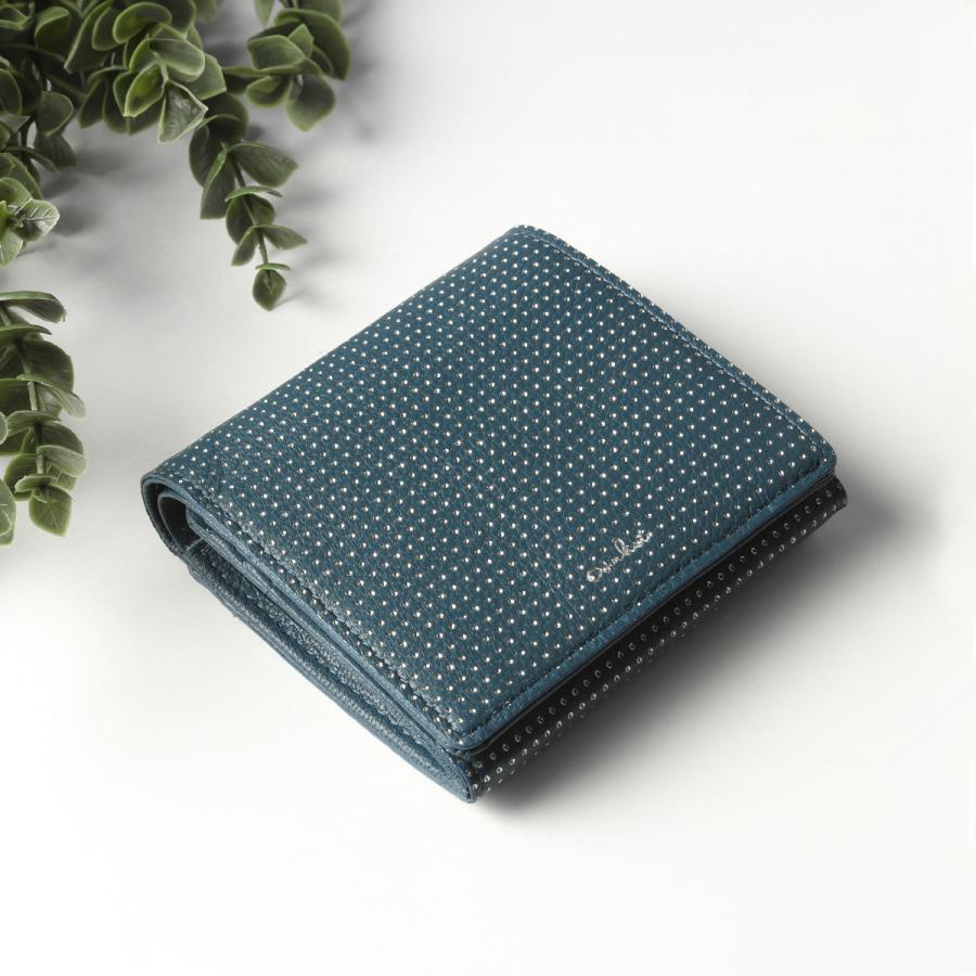 最大42% 3/8限定 エアリスト 二つ折り財布 ミニ財布 レディース ブランド レザー 本革 山羊革 軽量 ピンドット柄 コンパクト ピリカ airlist PIRIKA 24474 | airlist | 09