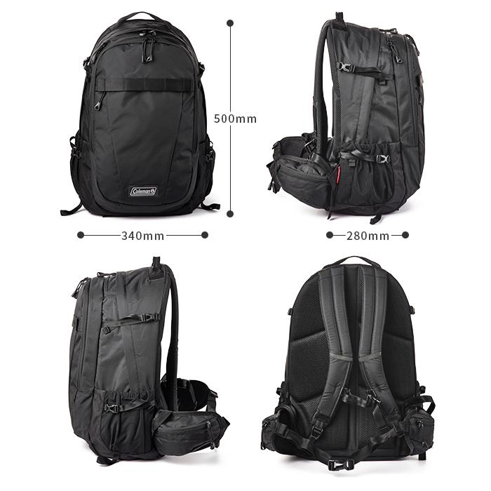 最大42% 3/3限定 コールマン リュック 通学 女子 男子 30L 大容量 撥水 軽量 黒 高校生 中学生 大きめ スクールバッグ エスリア30 Coleman aithria30 | Coleman | 09