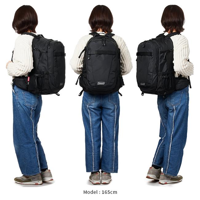 最大42% 3/3限定 コールマン リュック 通学 女子 男子 30L 大容量 撥水 軽量 黒 高校生 中学生 大きめ スクールバッグ エスリア30 Coleman aithria30 | Coleman | 11