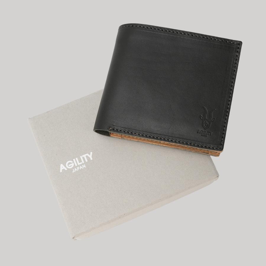 最大50% 9/8限定 アジリティ ポンテワックス 財布 二つ折り財布 本革 日本製 メンズ レディース レザー ブランド AGILITY 0186 | AGILITY | 14