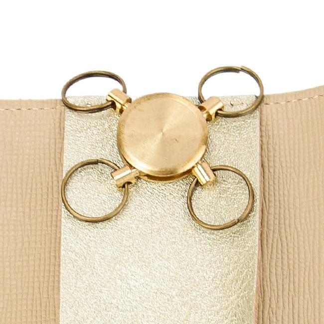 アジリティ シルバー ゴールド キーケース 4連 日本製 本革 レザー ブランド レディース AGILITY 0276 | AGILITY | 12