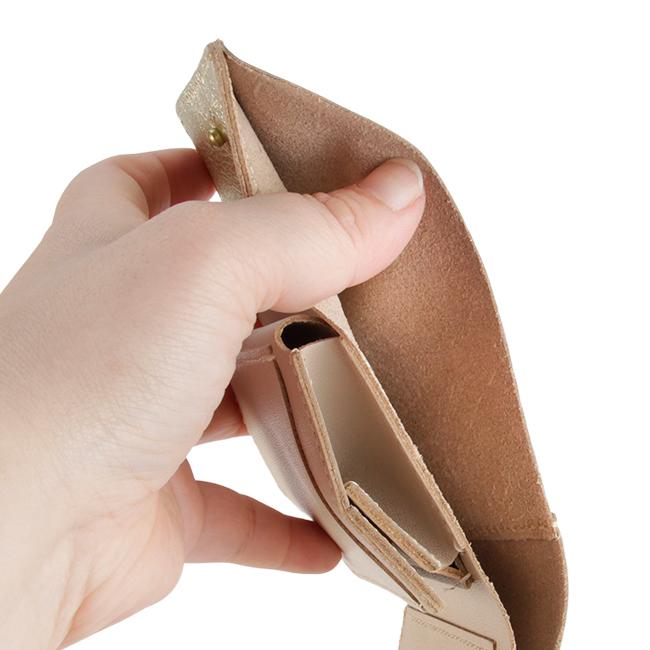 アジリティ シルバー ゴールド 財布 三つ折り財布 ミニ財布 ミニウォレット ボックス型 BOX型小銭入れ 本革 レザー レディース AGILITY 0283 | AGILITY | 10