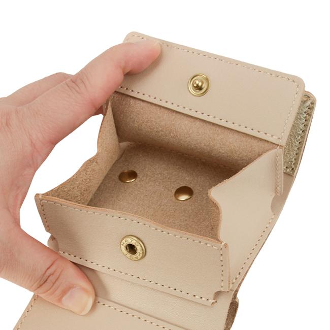 アジリティ シルバー ゴールド 財布 三つ折り財布 ミニ財布 ミニウォレット ボックス型 BOX型小銭入れ 本革 レザー レディース AGILITY 0283 | AGILITY | 08