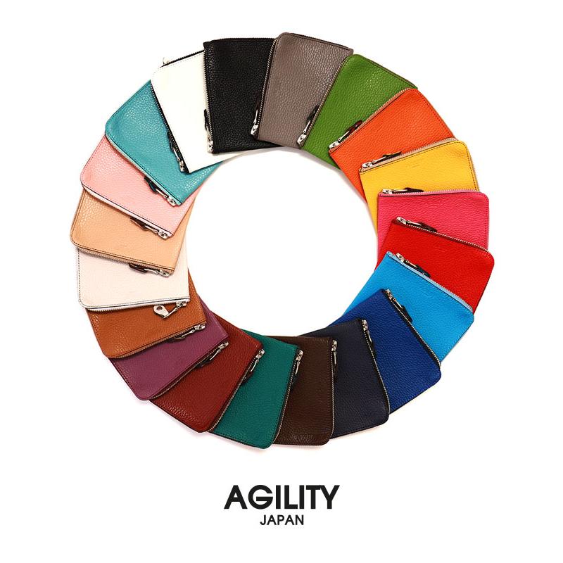 AGILITY（アジリティ） 最大51% 1/11限定 財布 二つ折り財布 本革 L字