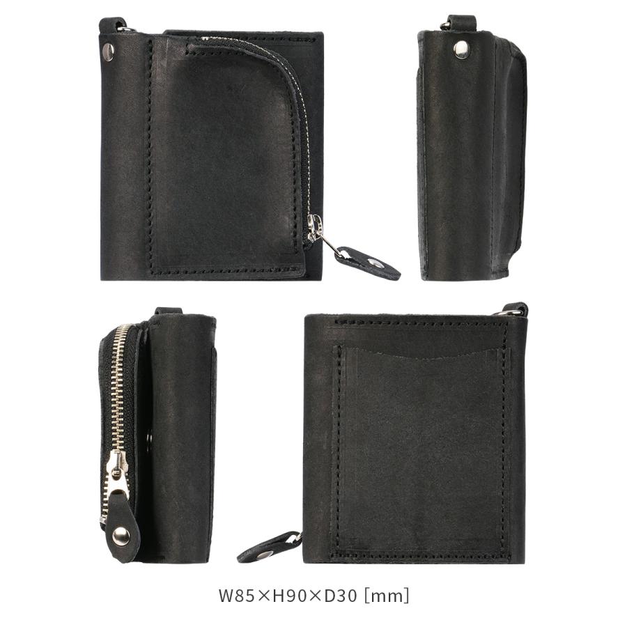 アジリティ アッファ アンブルジェ2 財布 ミニ財布 三つ折り財布 本革 日本製 ミニウォレット メンズ レディース AGILITY affa 0348 | AGILITY | 08